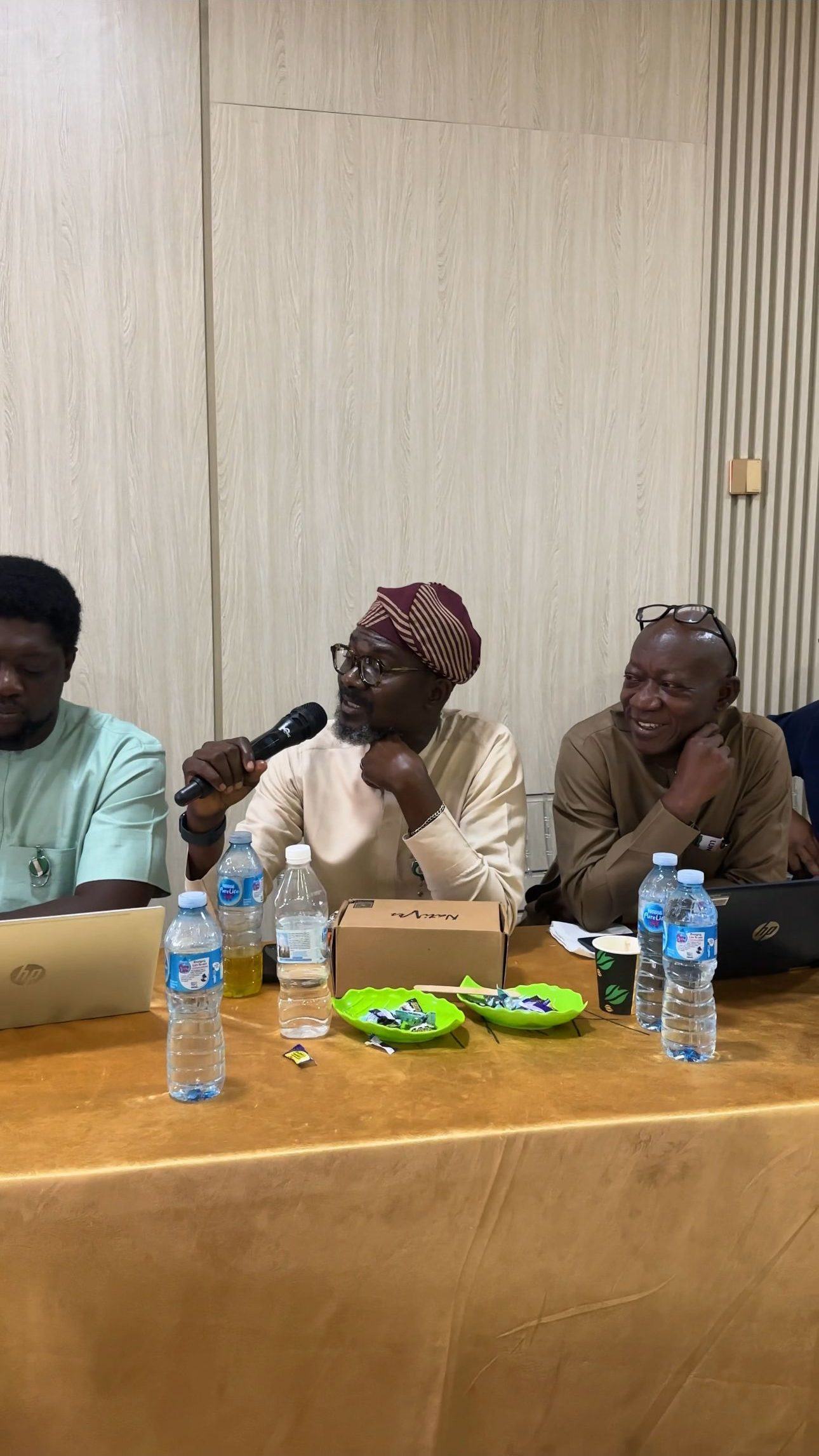 Panel discussion during a BOI programme workshop