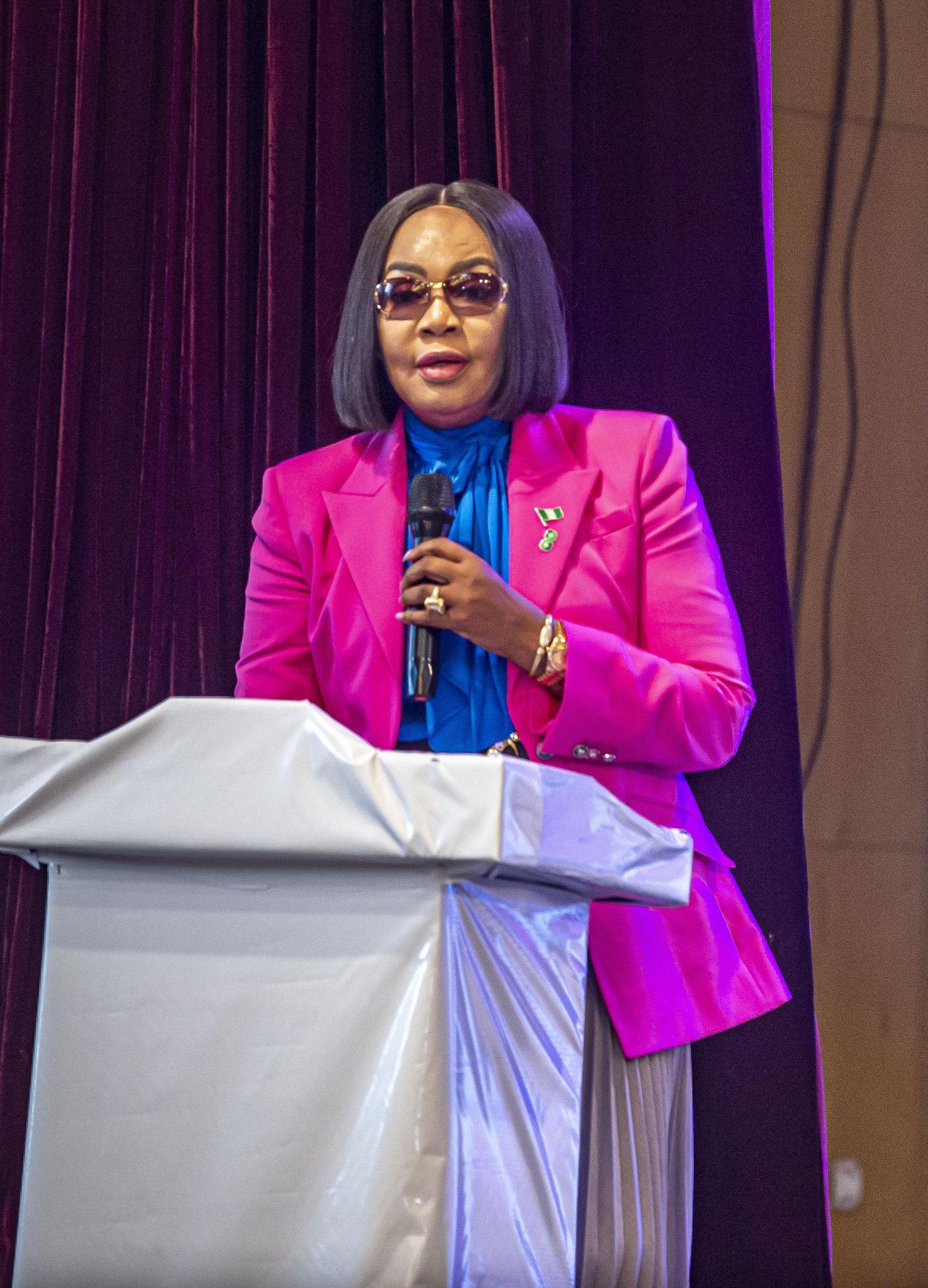 Speaker addressing the LASOSH conference
